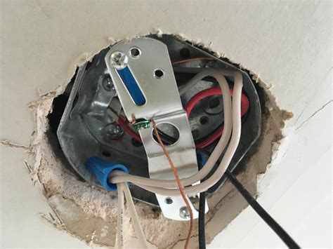 attaching surface mount ceiling fixture to junction box|light fixture box mounting instructions.